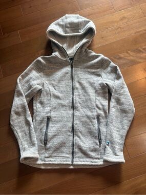 Women's Kuhl Grey Alaska Full Zip Hoodie S